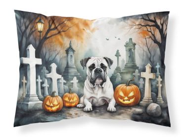 Boxer Spooky Halloween Standard Pillowcase Lightweight Super Soft Easy Care Decorative Artwork Pillowcase, Standard