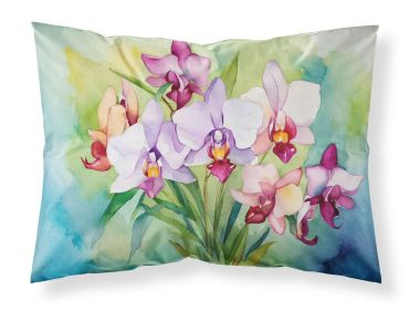 Orchids in Watercolor Standard Pillowcase Lightweight Super Soft Easy Care Decorative Artwork Pillowcase, Standard