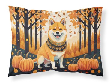 Shiba Inu Fall Standard Pillowcase Lightweight Super Soft Easy Care Decorative Artwork Pillowcase, Standard