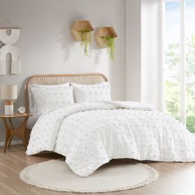 Full/Queen Clip Jacquard Comforter Set